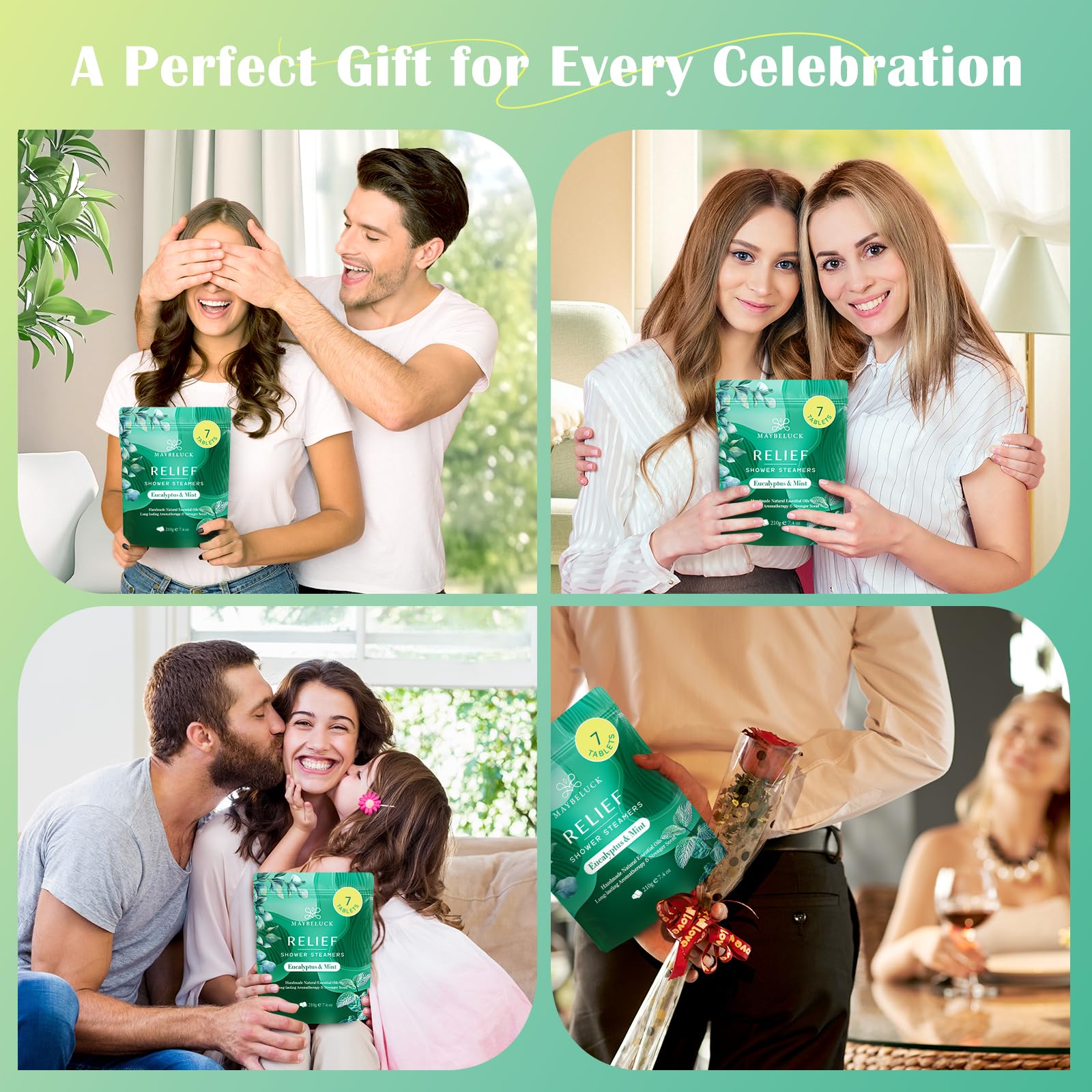 Maybeluck aromatherapy moment captures calming shower atmosphere