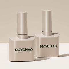 MAYCHAO gel polish UV/LED soak-off bottle for easy at-home removal.