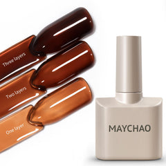 MAYCHAO jelly gel nail polish bottle 15ml for quick, even translucent application