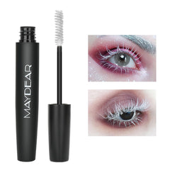 Maydear waterproof colored mascara swatches show rich pigments for creative looks
