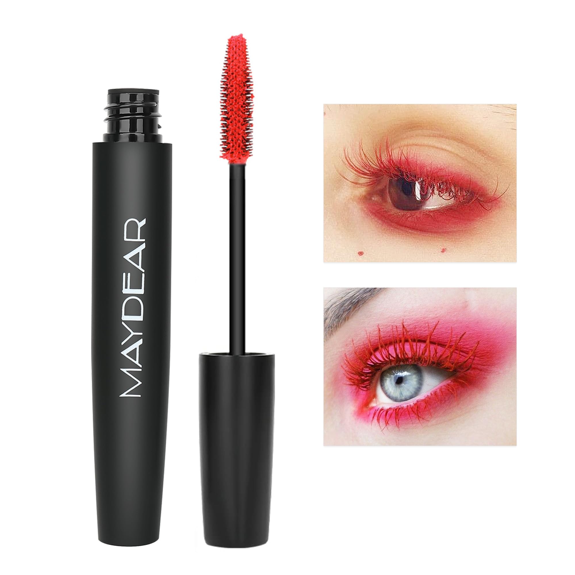 Maydear long-lasting formula keeps lashes lifted and defined from morning onward