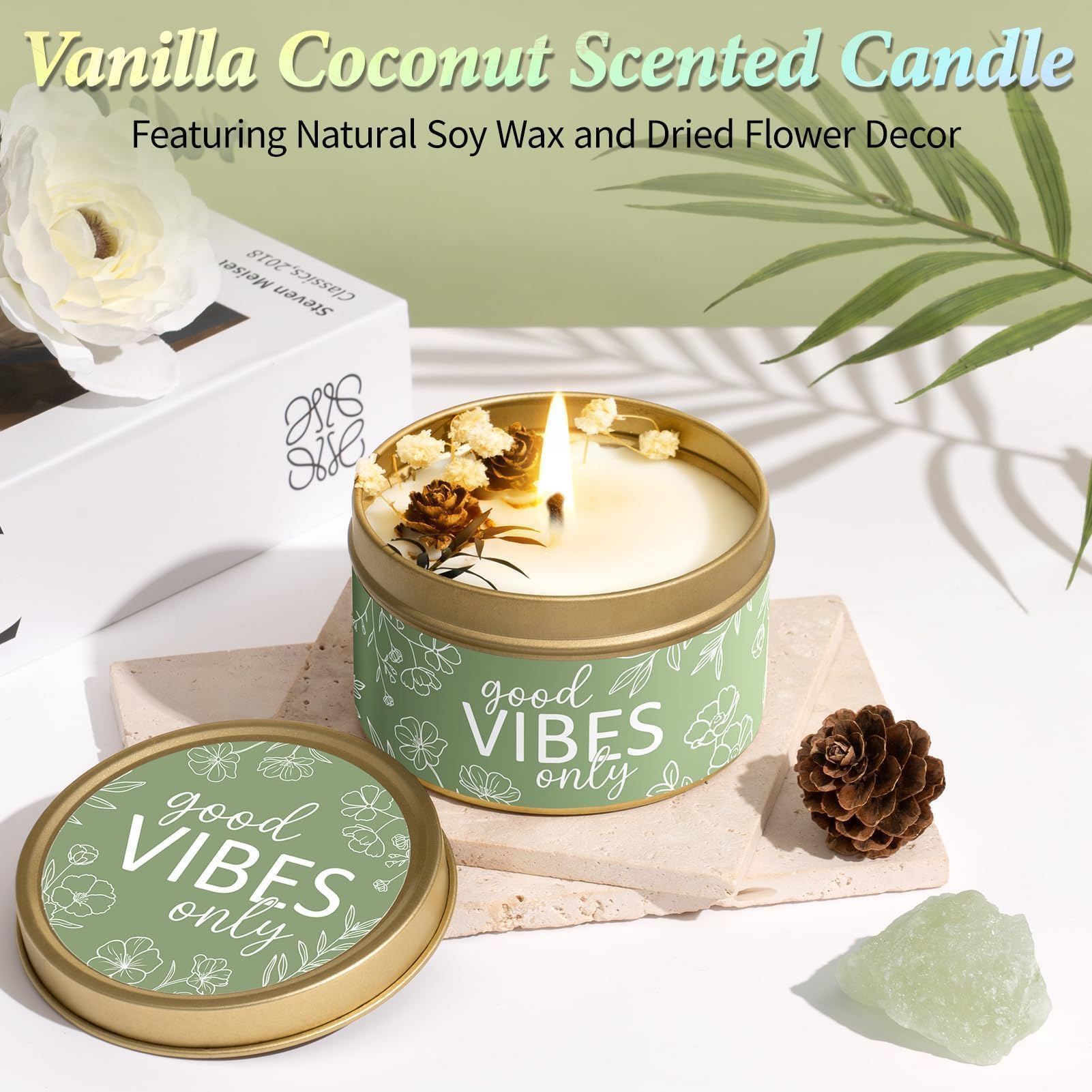 Mayicivo handmade soap with vanilla coconut scent softens skin