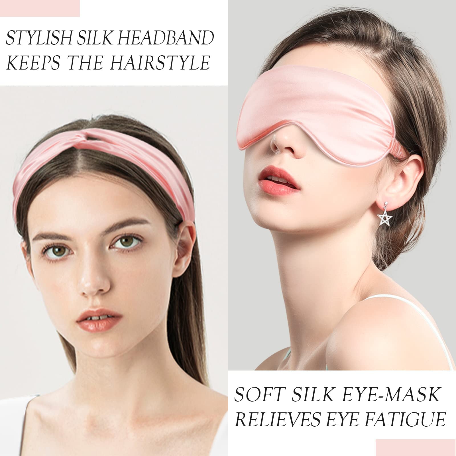 MAYICIVO silk eye mask for a soothing rest during the bath