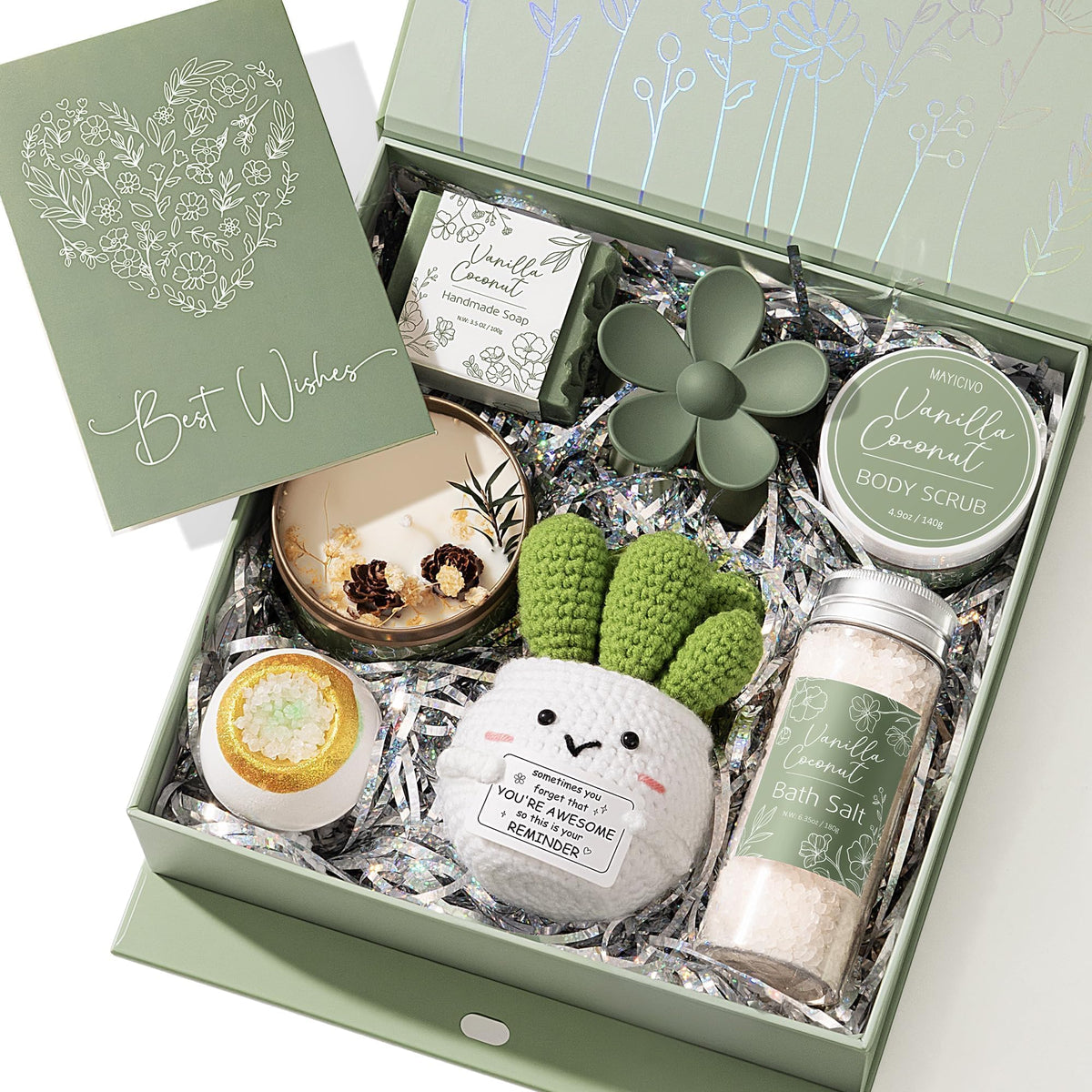 Mayicivo spa gift set box with elegant presentation for gifting occasions