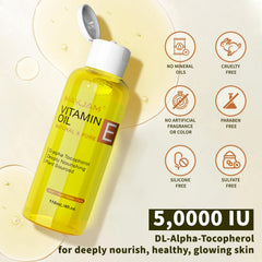MAYJAM Vitamin E Oil pump dispenser shown for easy application