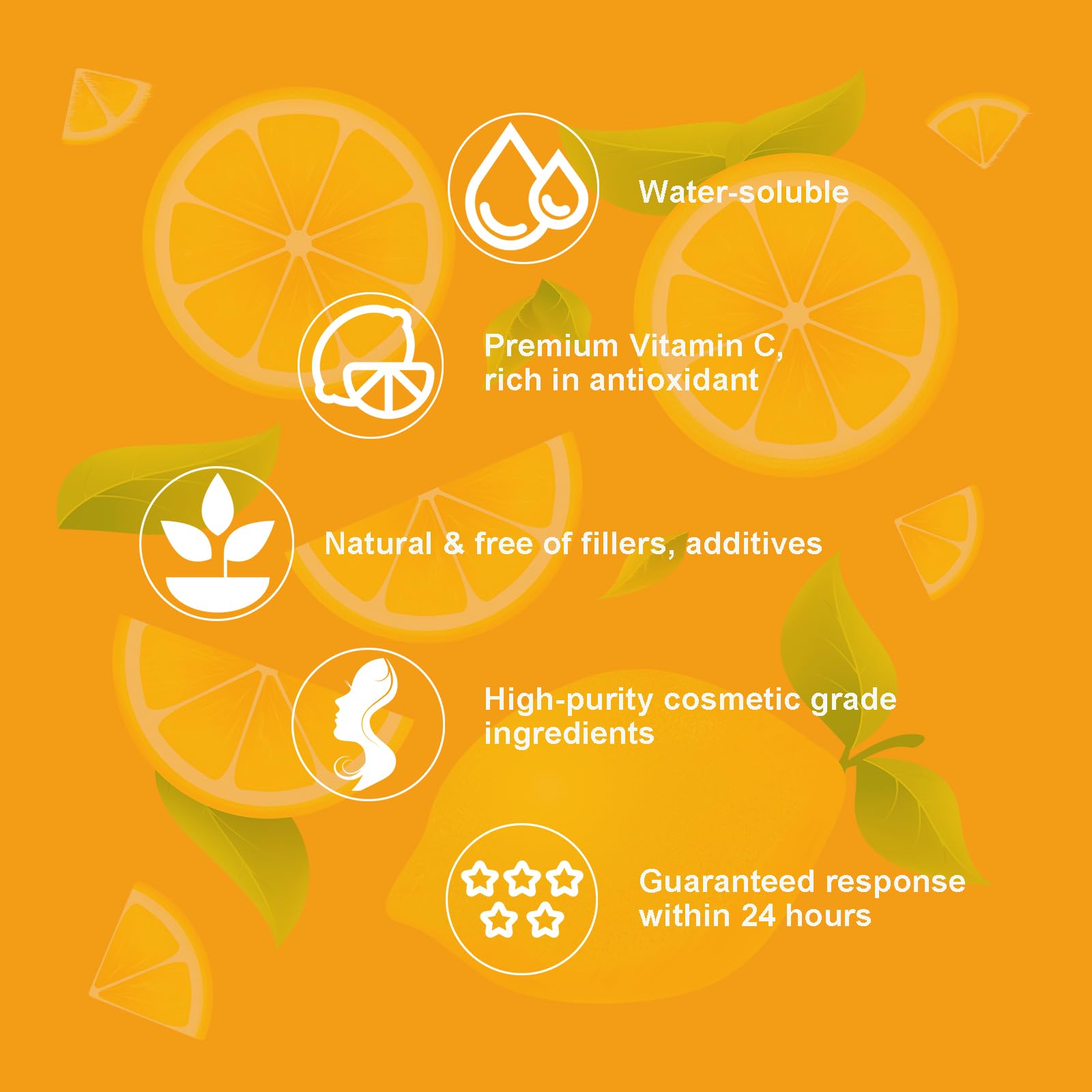 MAYKER Poudre vitamine C pure — sans additifs, idéale pour soins maison.