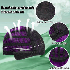 MAYSA wig cap inside shown for breathable comfort