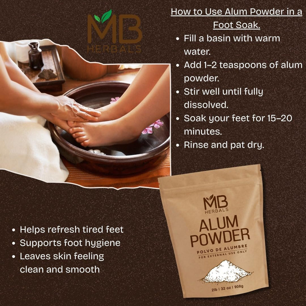 MB Herbals alum powder used as a leather mordant for richer colors