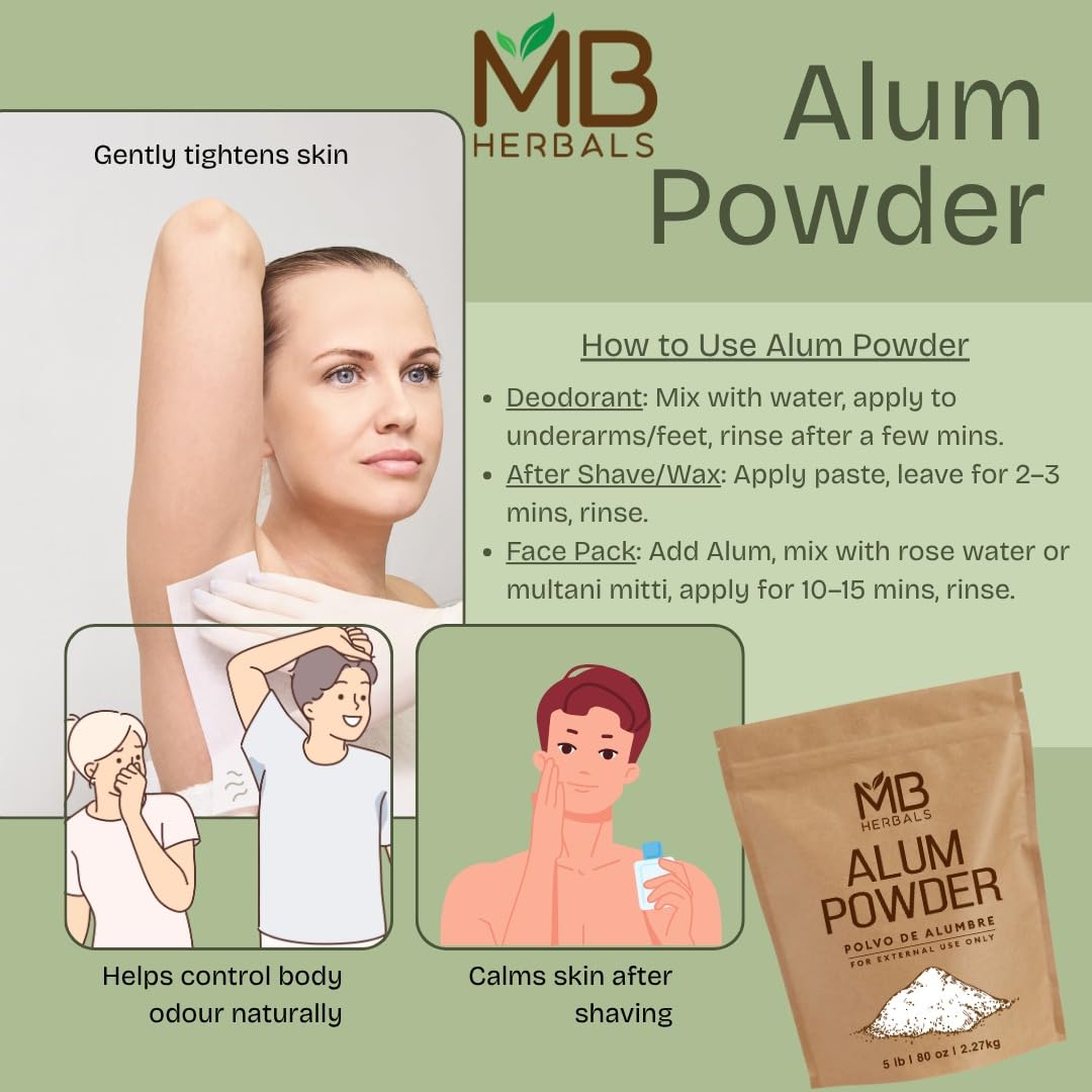 MB Herbals alum powder works as fabric mordant to secure dyes