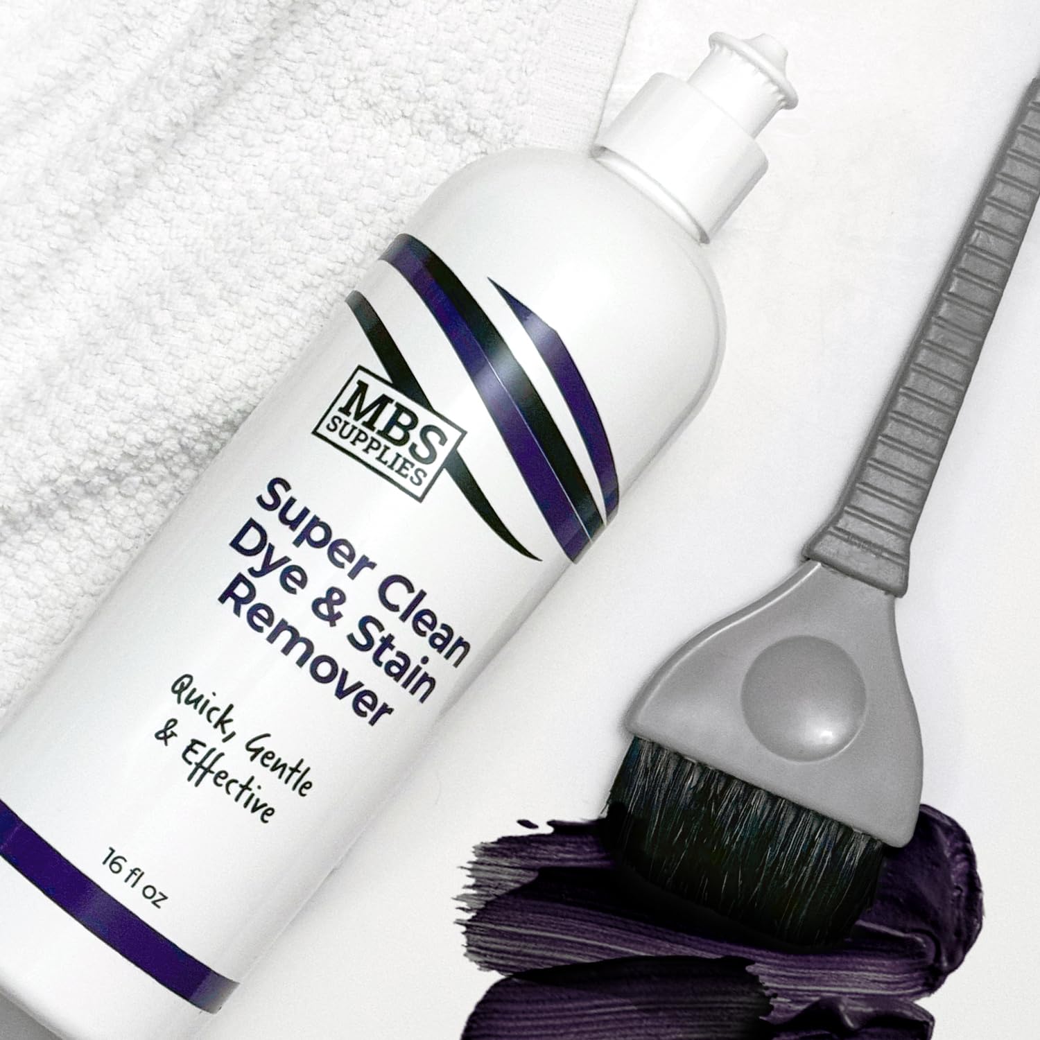 MBS Supplies Super Clean after use reveals clean hairline and softened skin.