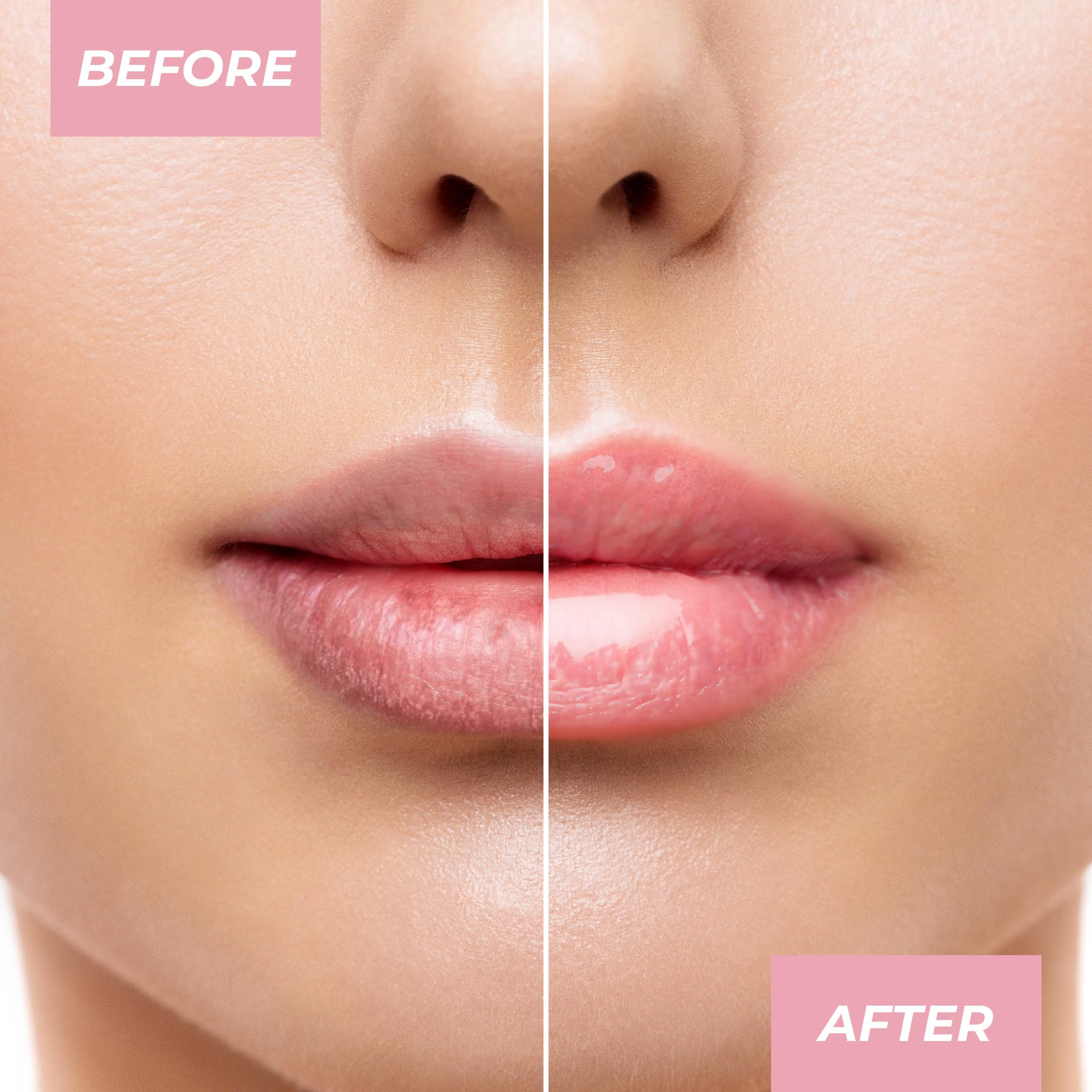 MCoBeauty Lip Balm texture close-up showing smooth base for makeup application