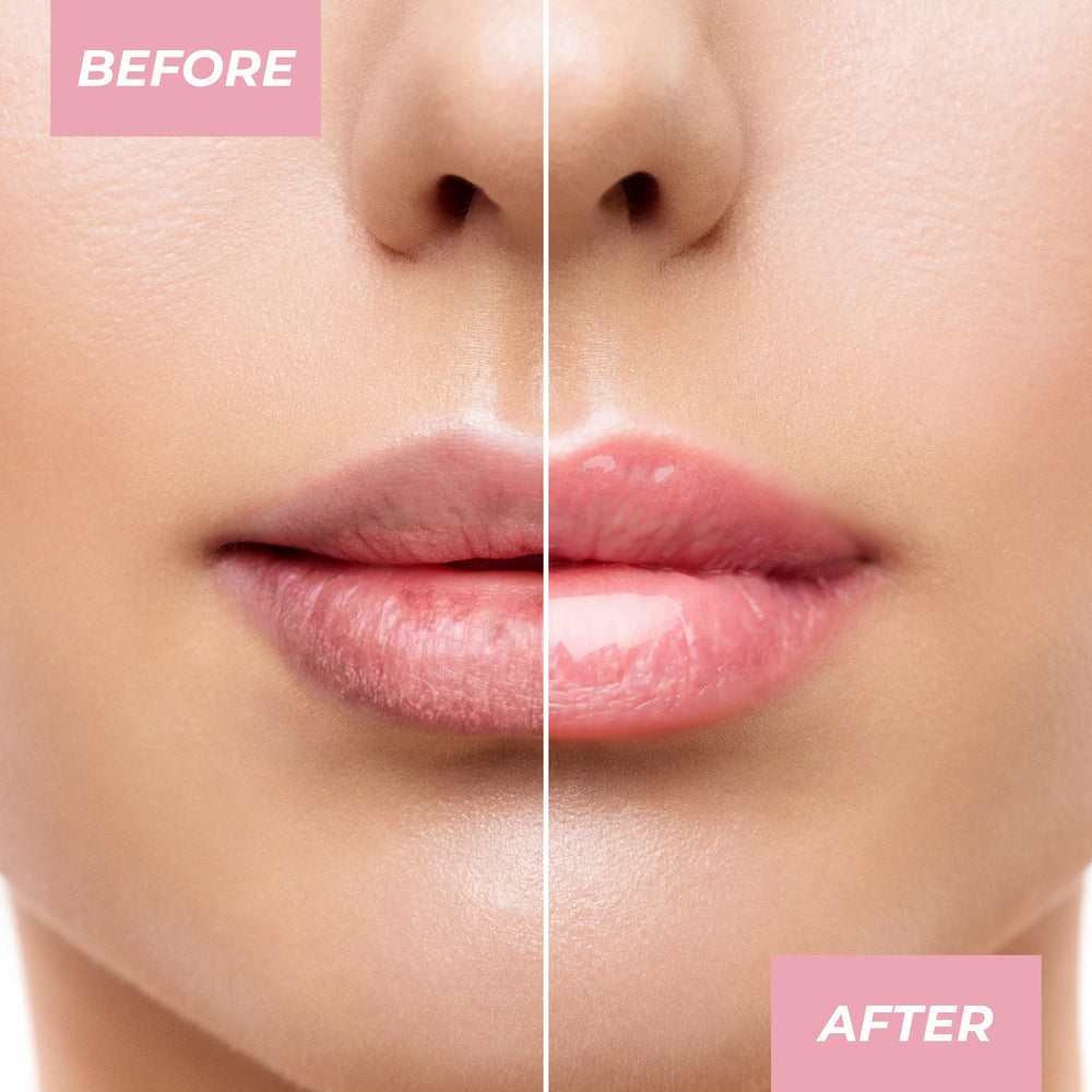 MCoBeauty Lip Balm texture close-up showing smooth base for makeup application
