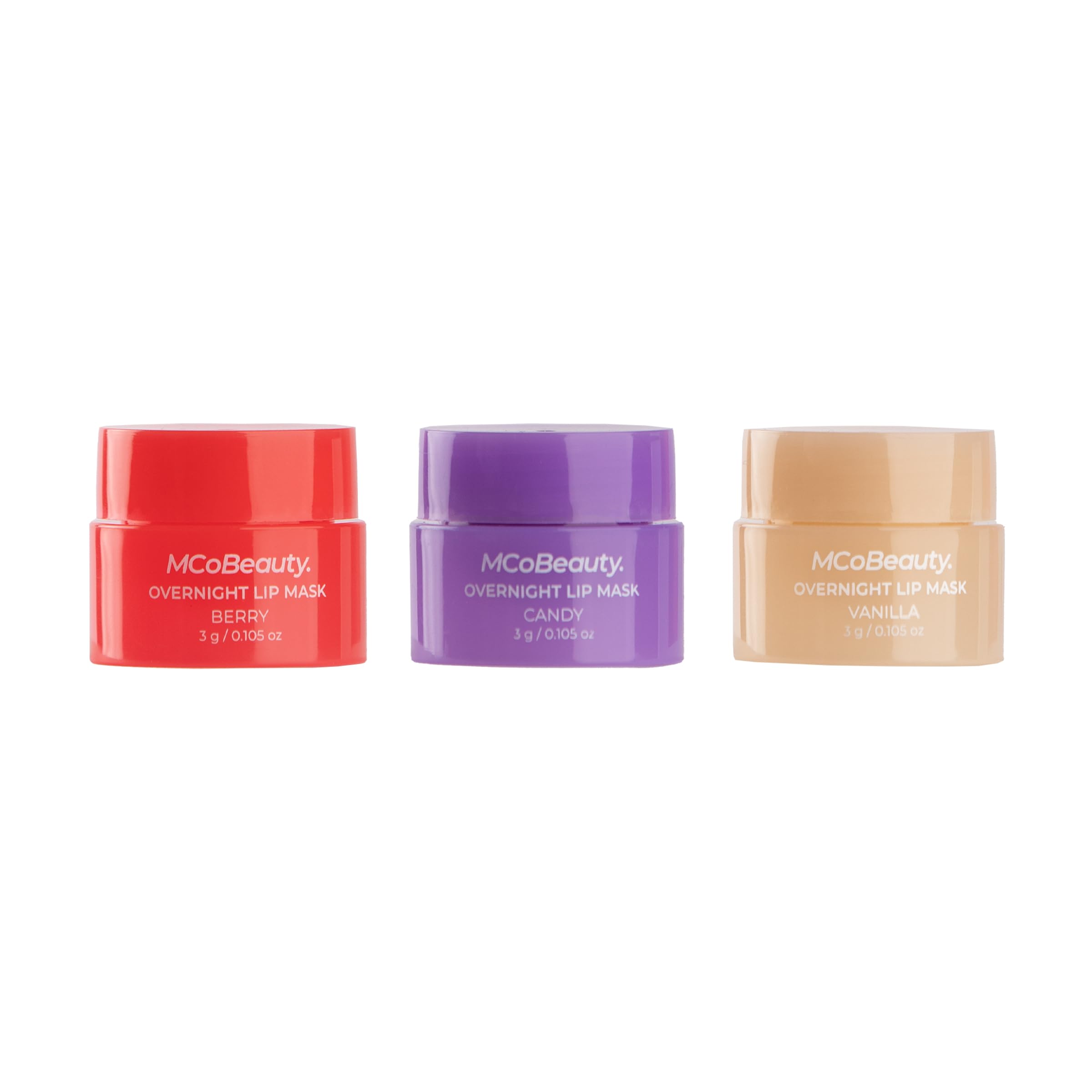 MCoBeauty Overnight Lip Mask close-up on tube showing rich texture for deep hydration