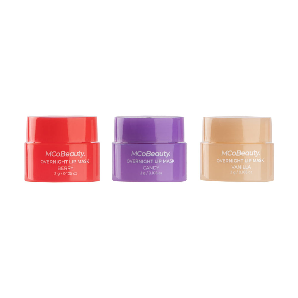 MCoBeauty Overnight Lip Mask close-up on tube showing rich texture for deep hydration