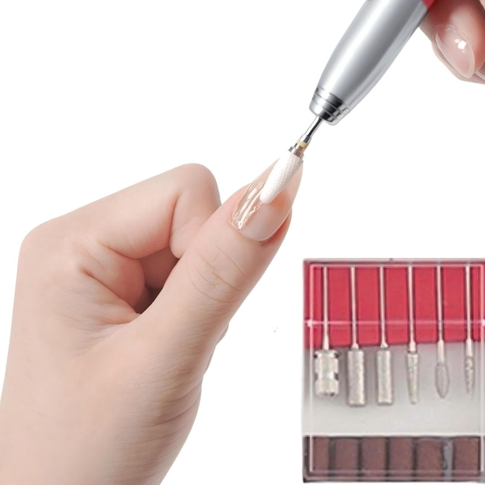 mcdhhemo entry-level nail drill with six bits and bands for versatility