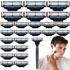 MCJWWK razor blade refills 24-pack for long-lasting, smooth shaves.