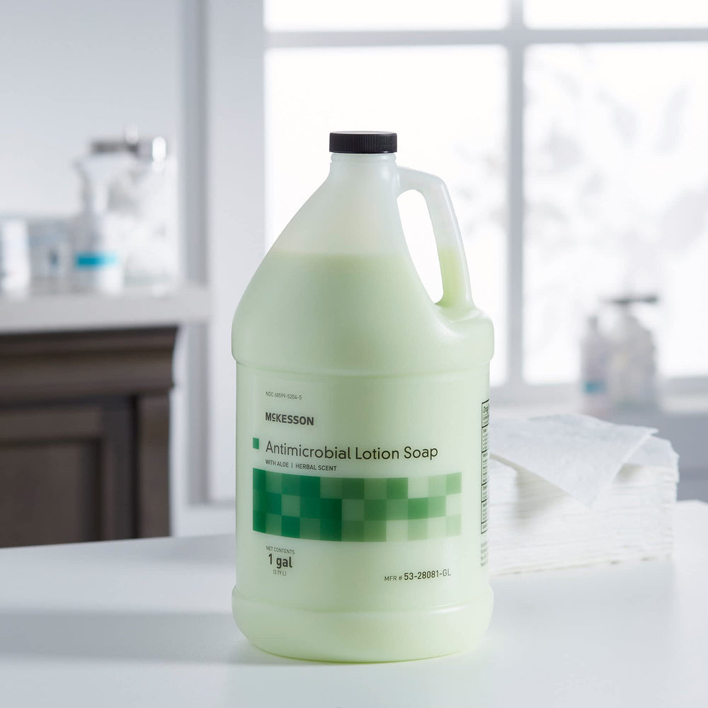 McKesson herbal scent on sink scene for daily hand hygiene