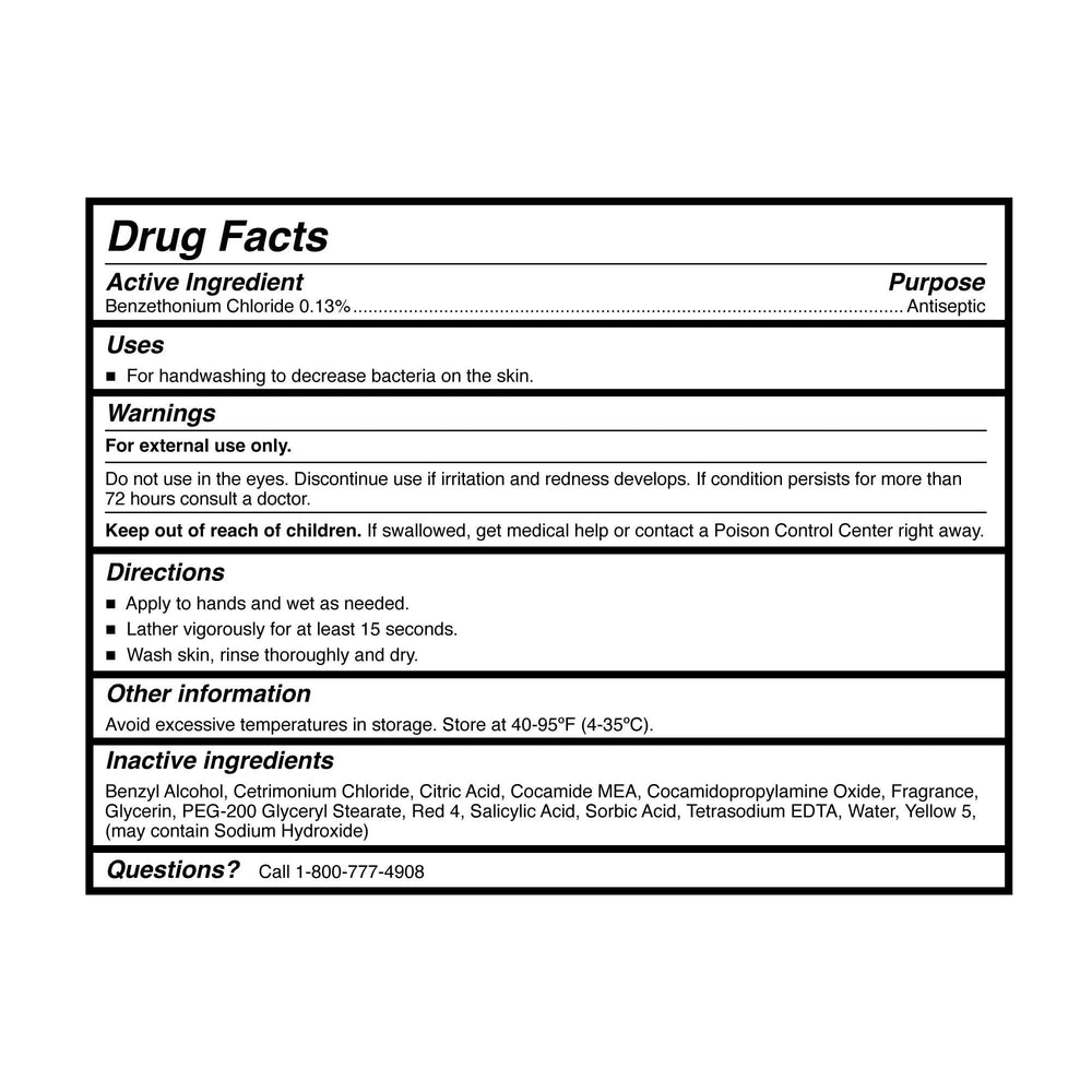 Easily transfer McKesson soap to smaller bottles for refill use.