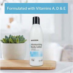 mckesson moisturizing body lotion quick absorb closeup hand applying