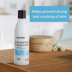 mckesson moisturizing body lotion texture closeup cream visibly smooths skin