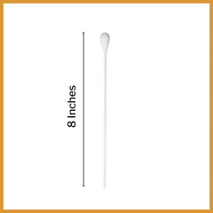 Absorbent rayon tip on McKesson OB/GYN applicator for comfortable handling.