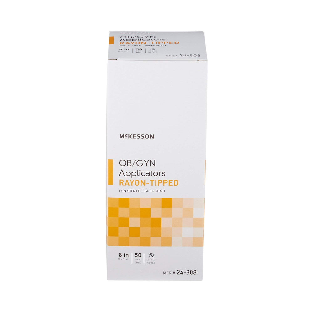 Consistent per-pack quality from McKesson OB/GYN rayon-tipped applicators.