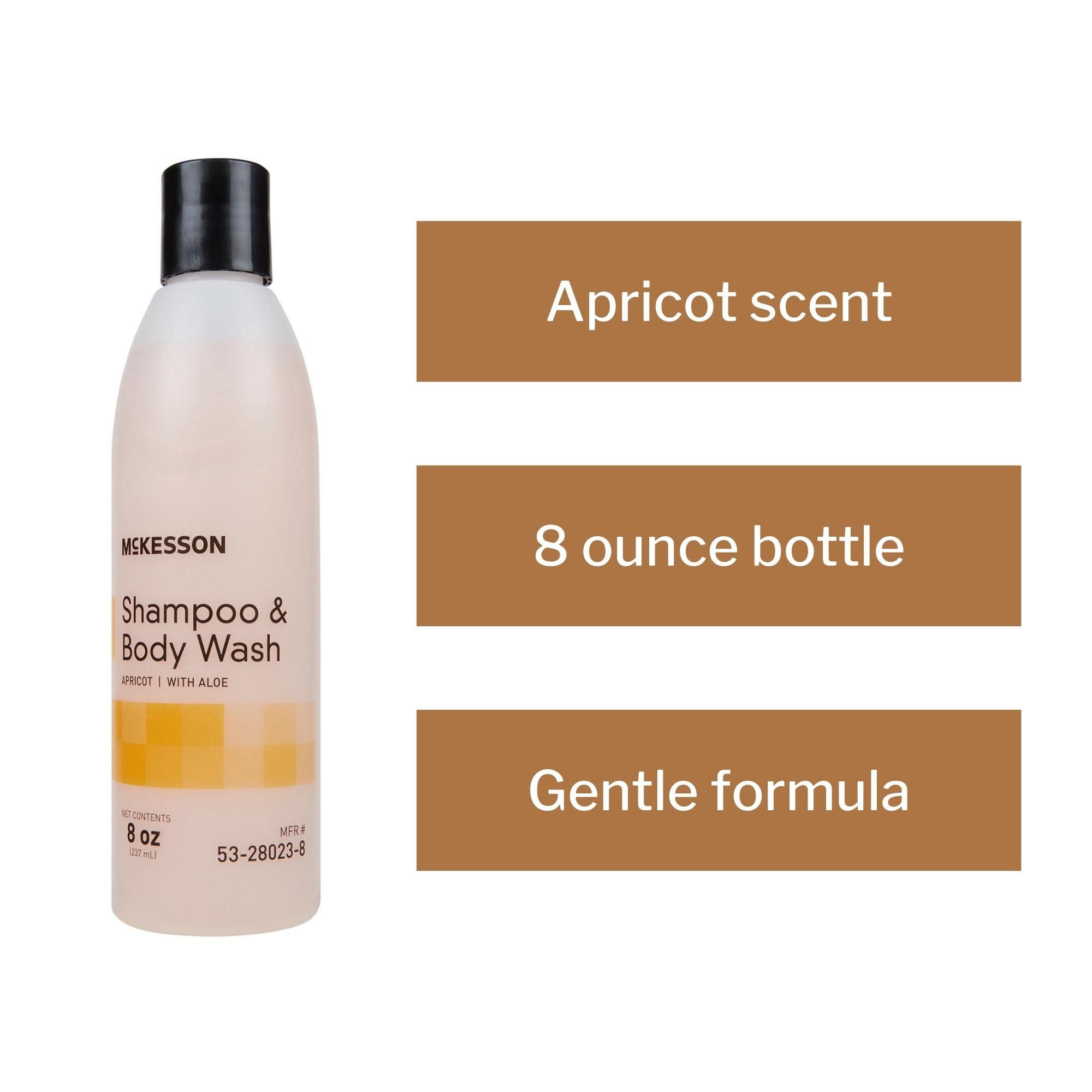 McKesson 8 oz bottle packaging, ideal travel-friendly cleanser