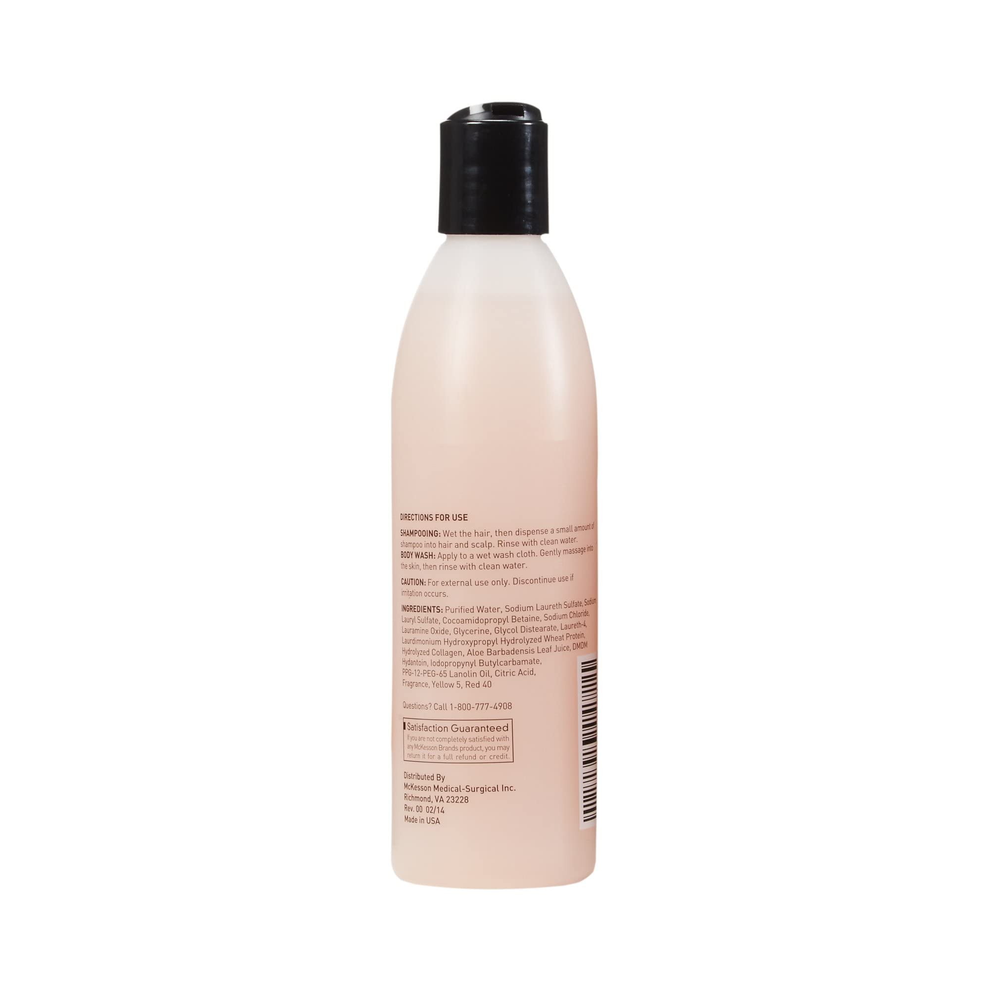 McKesson shampoo and body wash reduces eye irritation during use