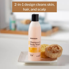 McKesson Aloe Apricot wash creates rich lather for gentle cleansing on fragile skin