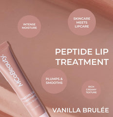 MCoBeauty Peptide Lip Treatment Caramel packaging with glossy finish