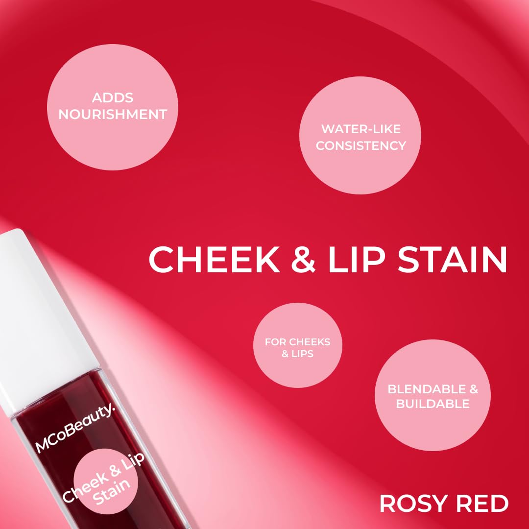 MCoBeauty rosy swatch reveals natural glow and blendable pigment.
