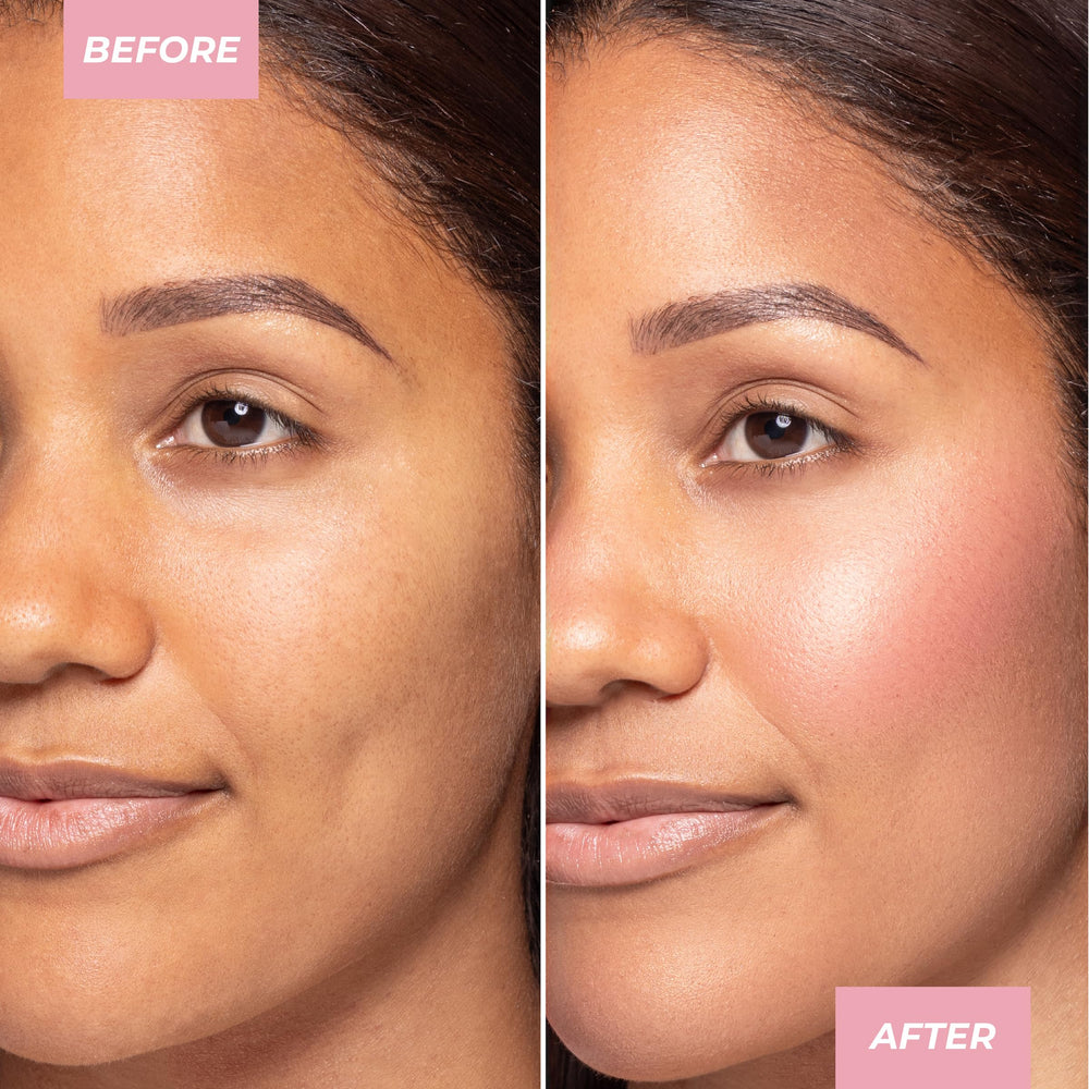 Sheer color with buildable shimmer for a natural to defined glow