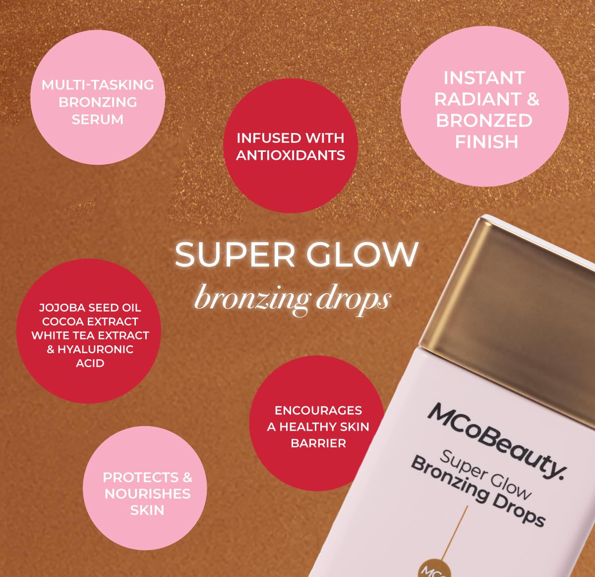 Dispensing tip of MCoBeauty Bronzing Drops for controlled application