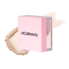 MCoBeauty translucent loose powder cool-set on skin for a light matte finish