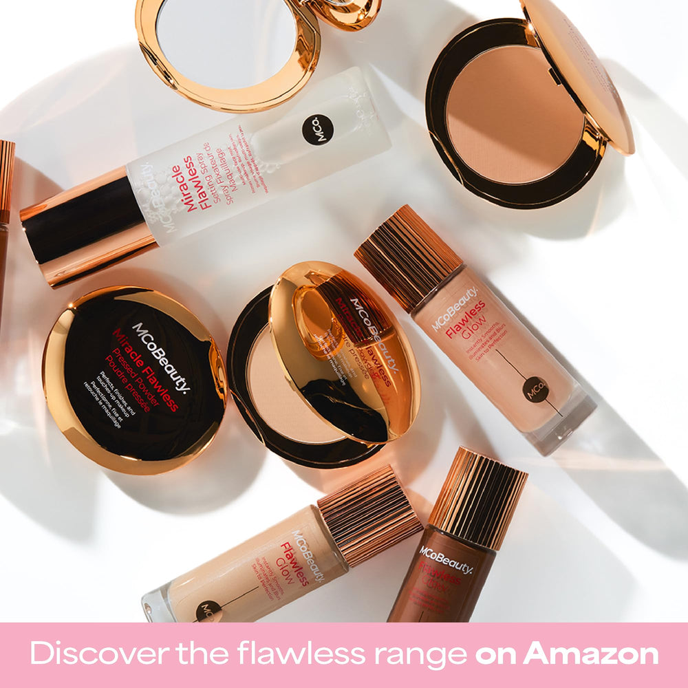 MCoBeauty Flawless Glow buildable texture blends easily with makeup.