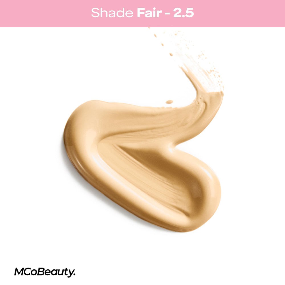 MCoBeauty Flawless Glow under-foundation layer on skin