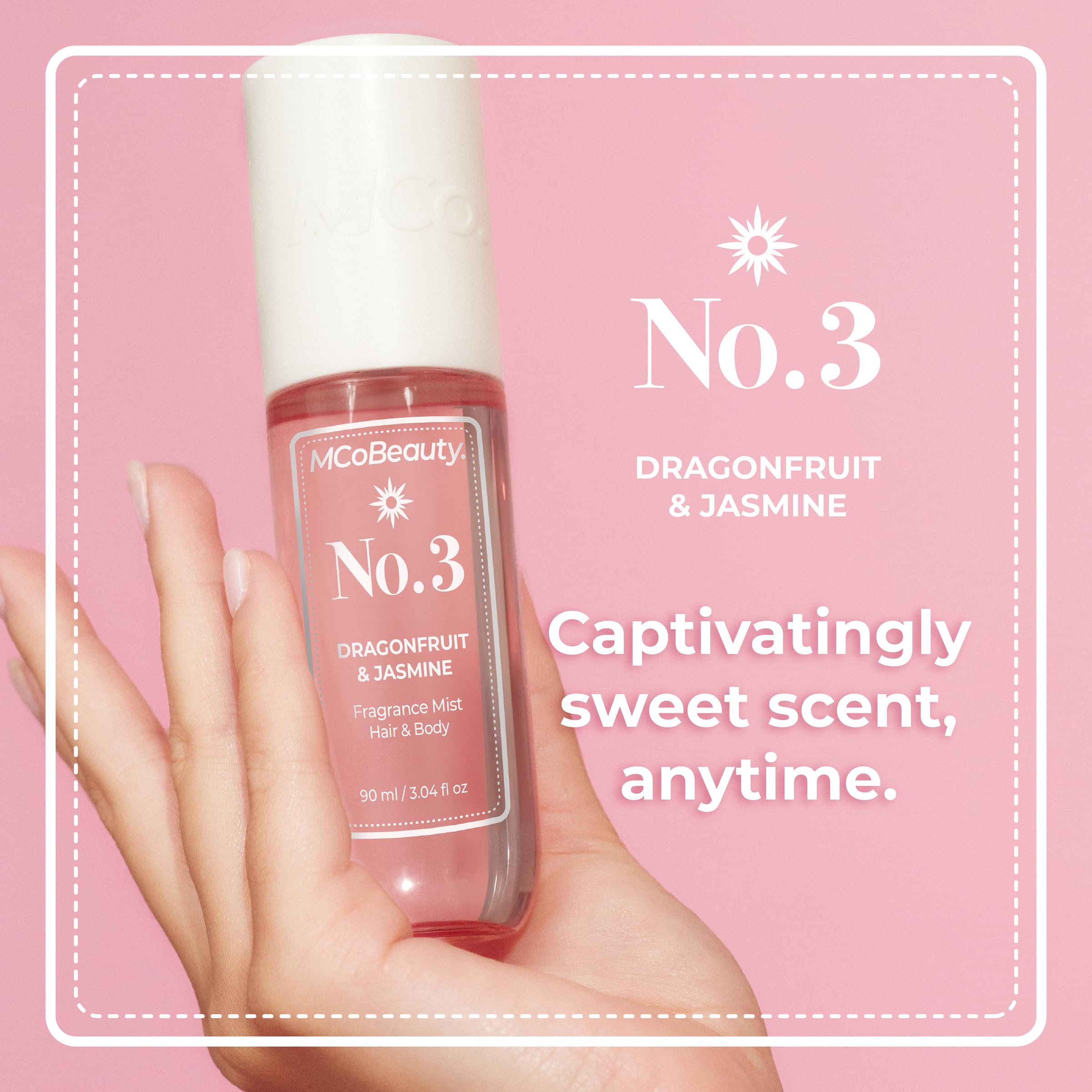 MCoBeauty Fragrance Mist No.3 mist on skin for daytime refresh