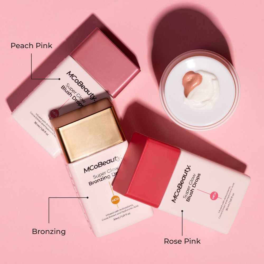Drops mixed with moisturizer for a seamless makeup blend