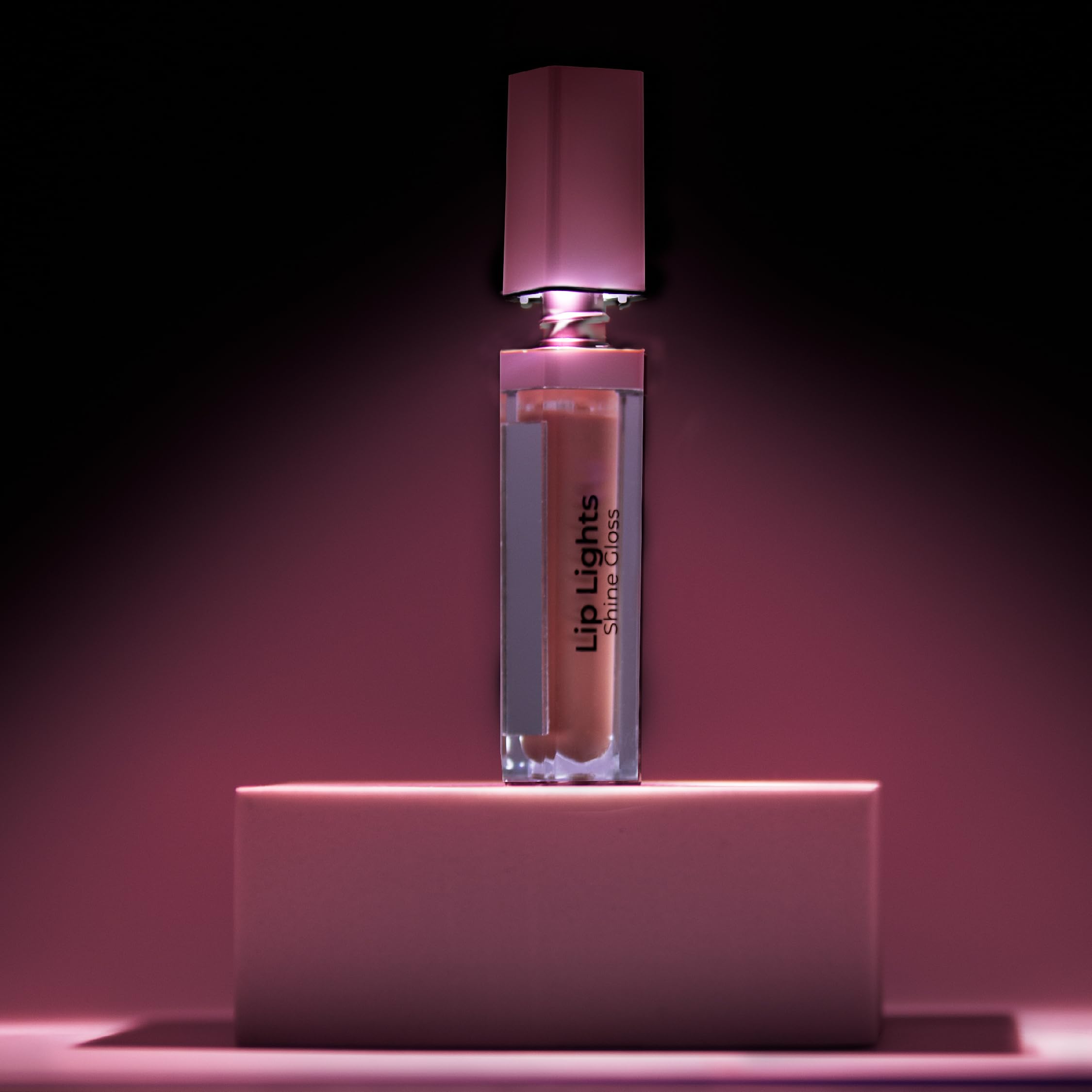 MCoBeauty Lip Lights Shine Gloss compact kit ready for travel touch-ups.