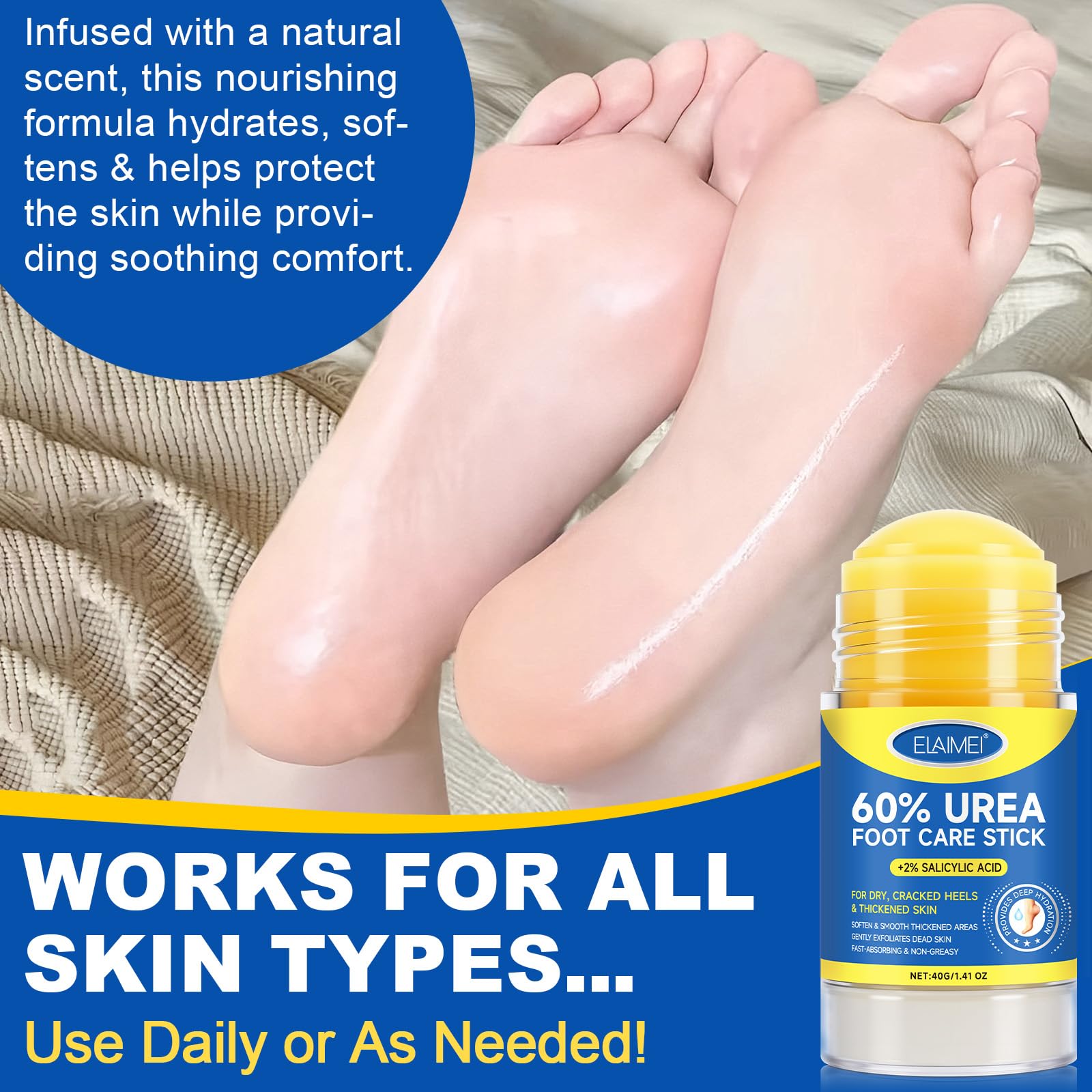 Mcukv Urea Cream keeps skin moisturized for 12+ hours