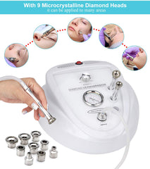 MCWDOIT Diamond Machine suction-65-68cmhg shows controlled skin resurfacing