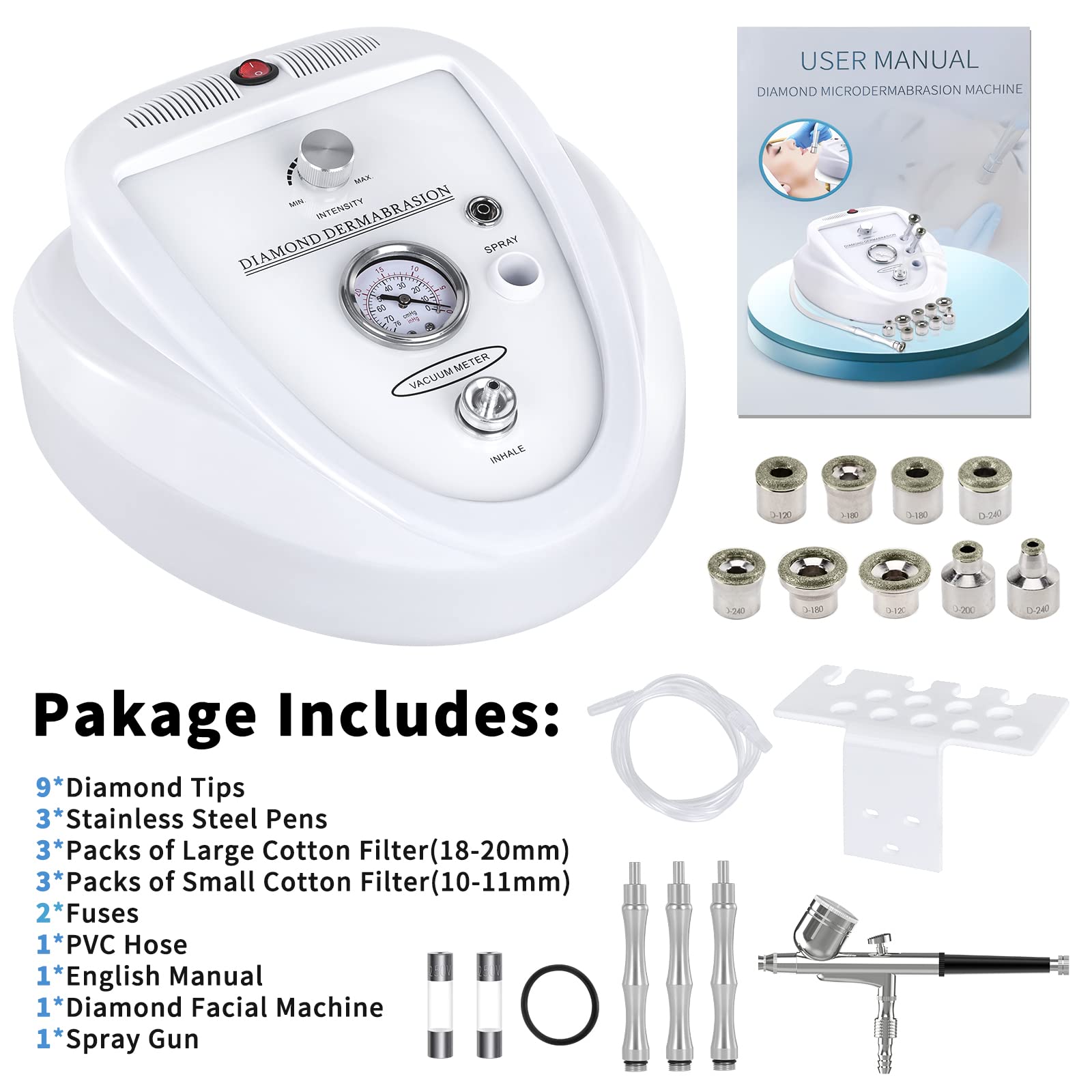 mcwdoit packaging with 1-year warranty information and included accessories