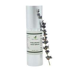 MD-Blend Hyaluronic Acid Serum bottle with airless pump for potent hydration