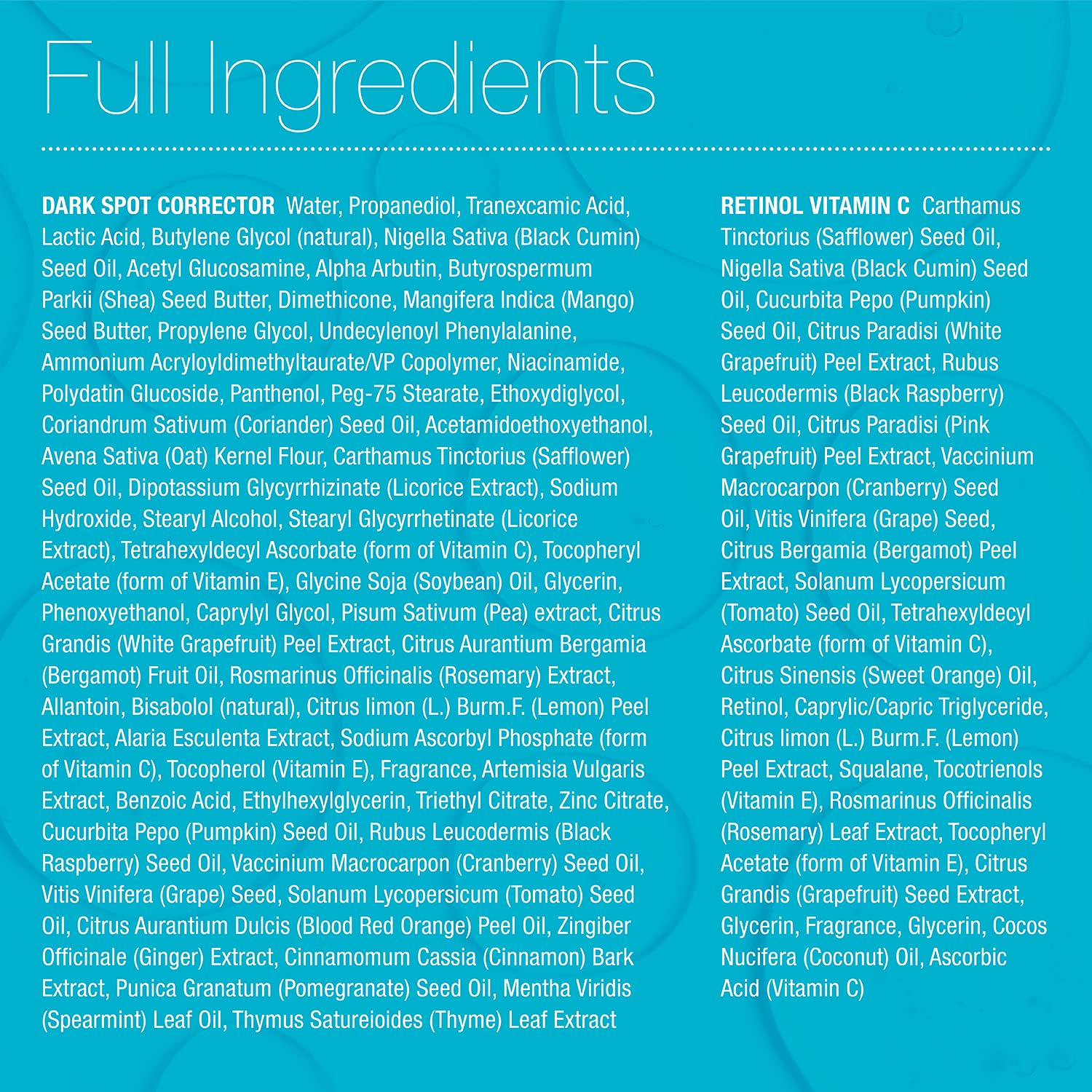 MD Complete serum application close-up showing fast-absorbing texture.