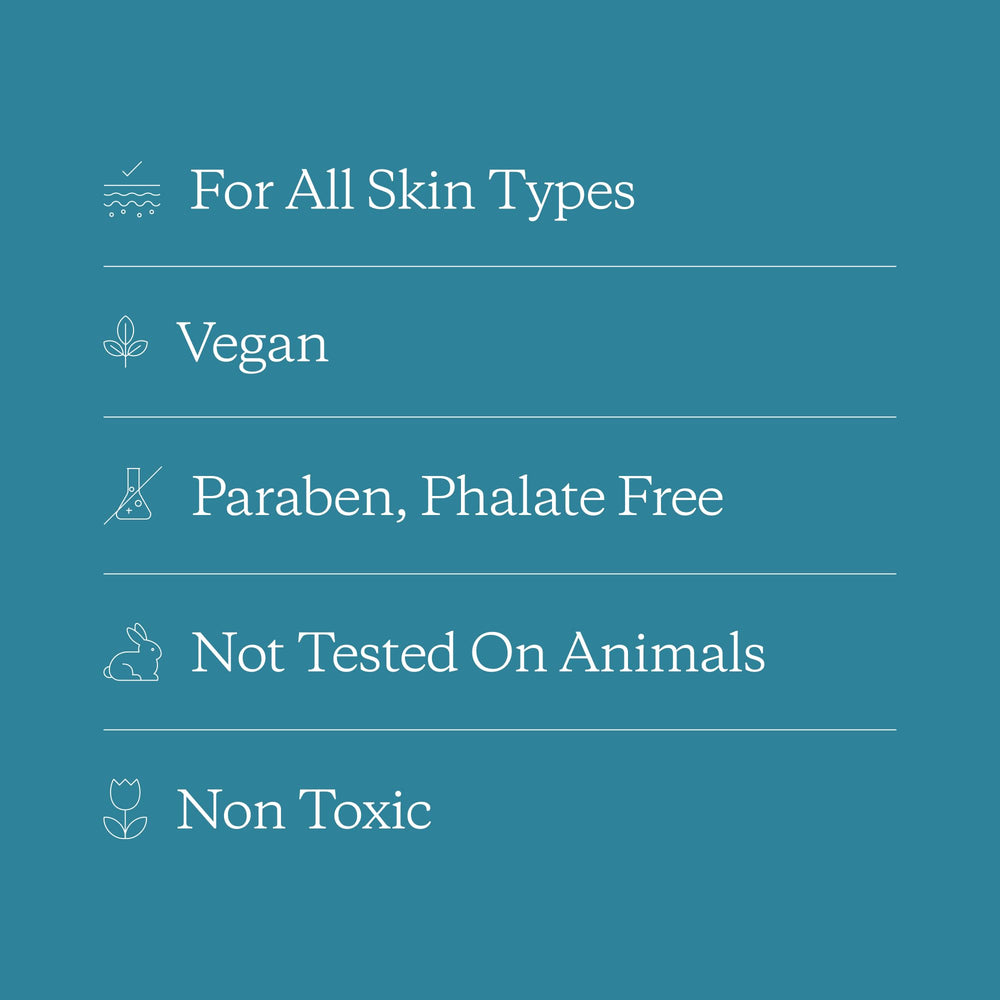 Vegan, cruelty-free MDacne logo on packaging signals ethical skincare.
