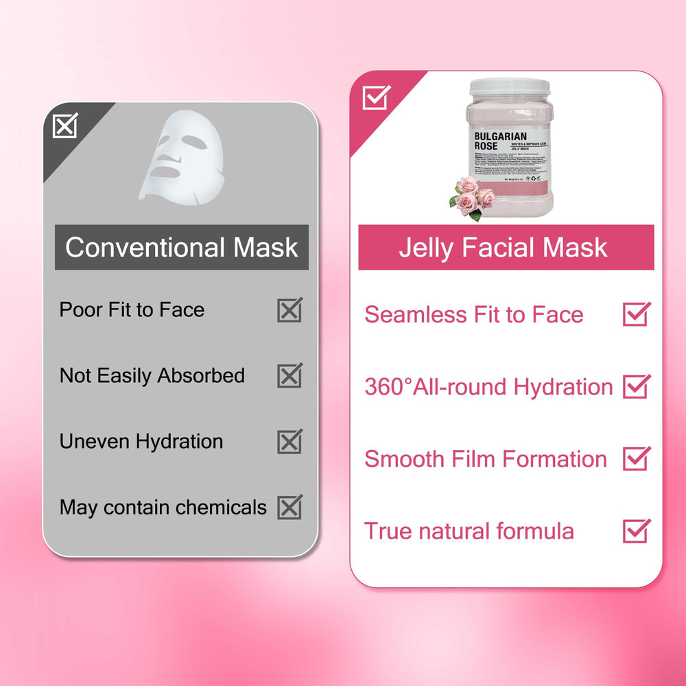 Finished soft-film of Jelly Mask Rose after removal