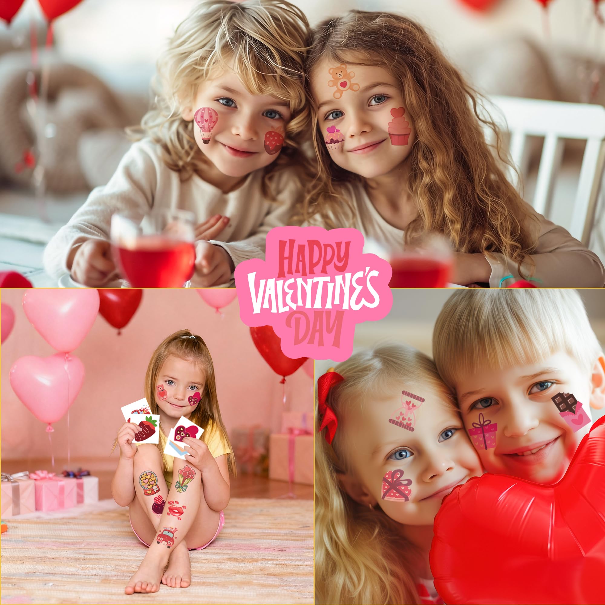 MDDRUIQI valentines tattoos for all ages invite everyone to join the celebration.