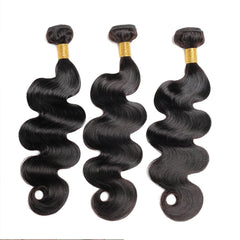 MDL 12A Body Wave Bundles weft-detail shows sturdy construction.