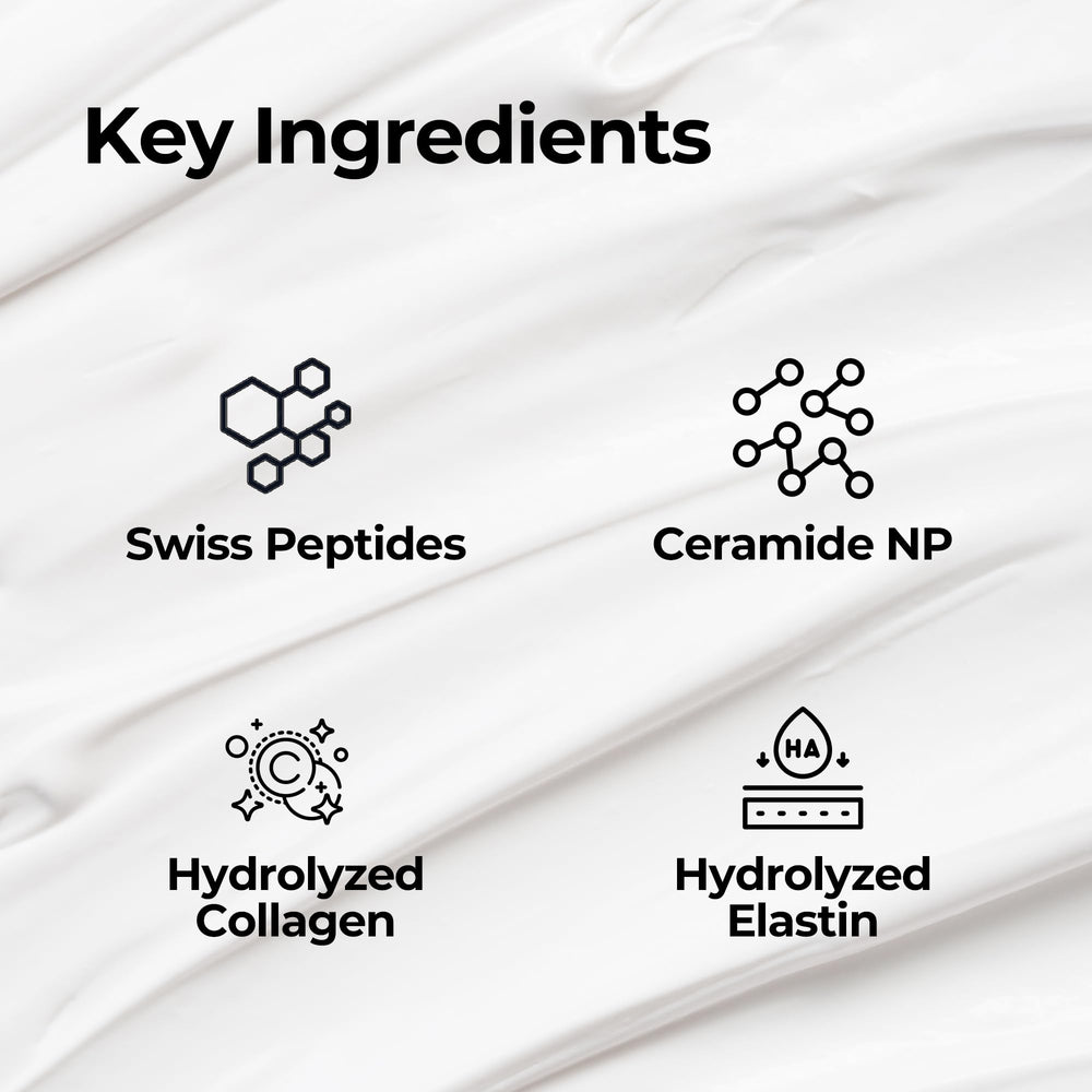 MDP Naite Thread Neck Cream applied on neck for firming and care.