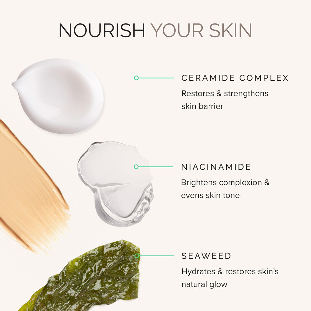 Universal tint swatch of Gleam + Glow on skin for natural glow